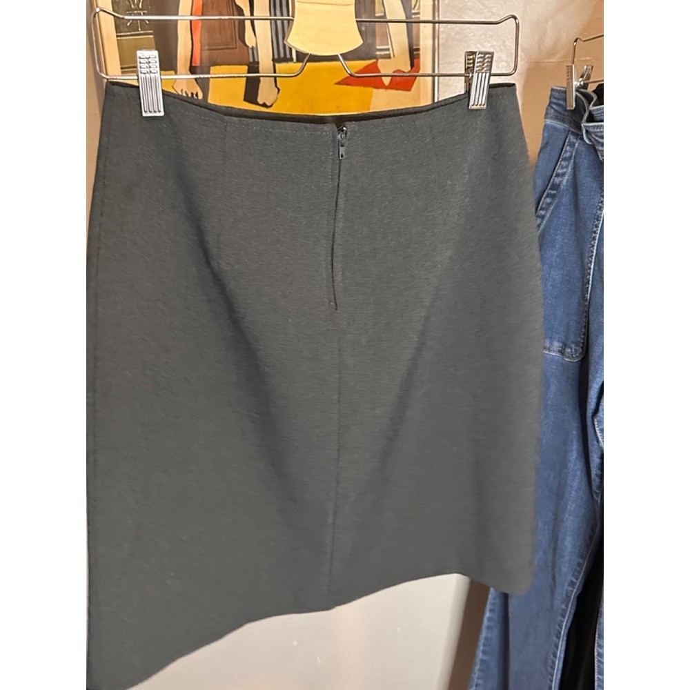 Vintage Grey Skirt Suit with Slit - Picture 4 of 6